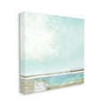 thumbnail image 2 of Ocean Boardwalk Abstraction Sunny Daytime Beach Abstract Gallery-Wrapped Canvas Print Wall Art, 17x17, 2 of 3