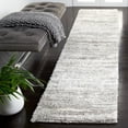 thumbnail image 2 of SAFAVIEH Tahoe Trudi Distressed Shag Runner Rug, Ivory/Grey, 2' x 9', 2 of 8