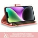 thumbnail image 4 of Premium Leather Credit Card Holder Phone Case for Apple iPhone 6/7/8/SE/X/XR/XS/11/12/13/14 Pro Max 5G/7Plus/8Plus/SE2016/SE2022/Promax+ 2nd/3rd, 4 of 5