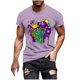 thumbnail image 1 of Camisetas de Manga Corta para Hombre Imprimir Deportes de Manga Corta Cuello Redondo Blusa Algodón Poliéster, Nueva Moda Casual Camiseta para Hombres, 1 of 1