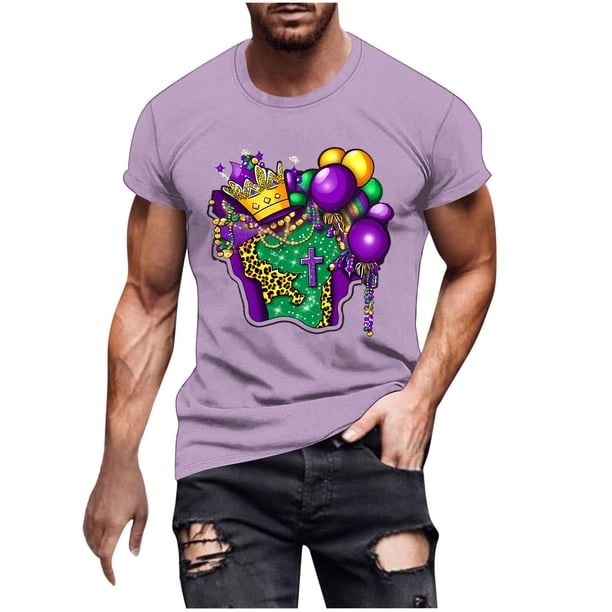 Camisetas de Manga Corta para Hombre Imprimir Deportes de Manga Corta Cuello Redondo Blusa Algodón Poliéster, Nueva Moda Casual Camiseta para Hombres
