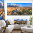 thumbnail image 1 of Beautiful Meadow with Blue Sky - Landscape Canvas Art Print, 1 of 3