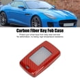 thumbnail image 3 of Car Key Fob Cover, Dry Carbon Car Key Fob Cover Carbon Fiber Remote Key Case With Keychain For L405 Sport L494, 3 of 8