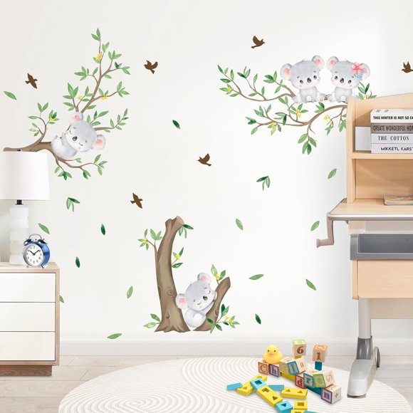 Cute Tree Wall Decals - Kids' Room Wall Decor, Add Vibrancy to Walls, Perfect for Babies and Preschoolers-Kids Wall Decals