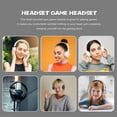 thumbnail image 4 of PBPBOX 1pc Wired Gaming Headset with Microphone Stylish Luminous Design Comfortable Ear Pads Noise Isolation for Gaming, 4 of 5