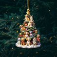 thumbnail image 2 of Nuevo colgante de árbol de Navidad, creativo, multiestilo, colgante de coche, ambiente navideño, material acrílico, colgante para decoración de habitación del hogar, 2 of 5