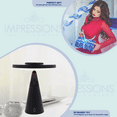 thumbnail image 4 of Impressions Vanity Luna LED Makeup Mirror and Light Lamp, 5X Magnifying Mirror (Champagne Gold), 4 of 8