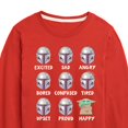 thumbnail image 3 of Star Wars - Mandalorian Moods - Youth Boys Long Sleeve Graphic T-Shirt, 3 of 5