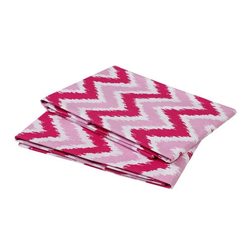 Bacati - MixNMatch Zigzag Crib/Toddler Bed Fitted Sheets 100% Cotton Percale, Grey, 2-Pack