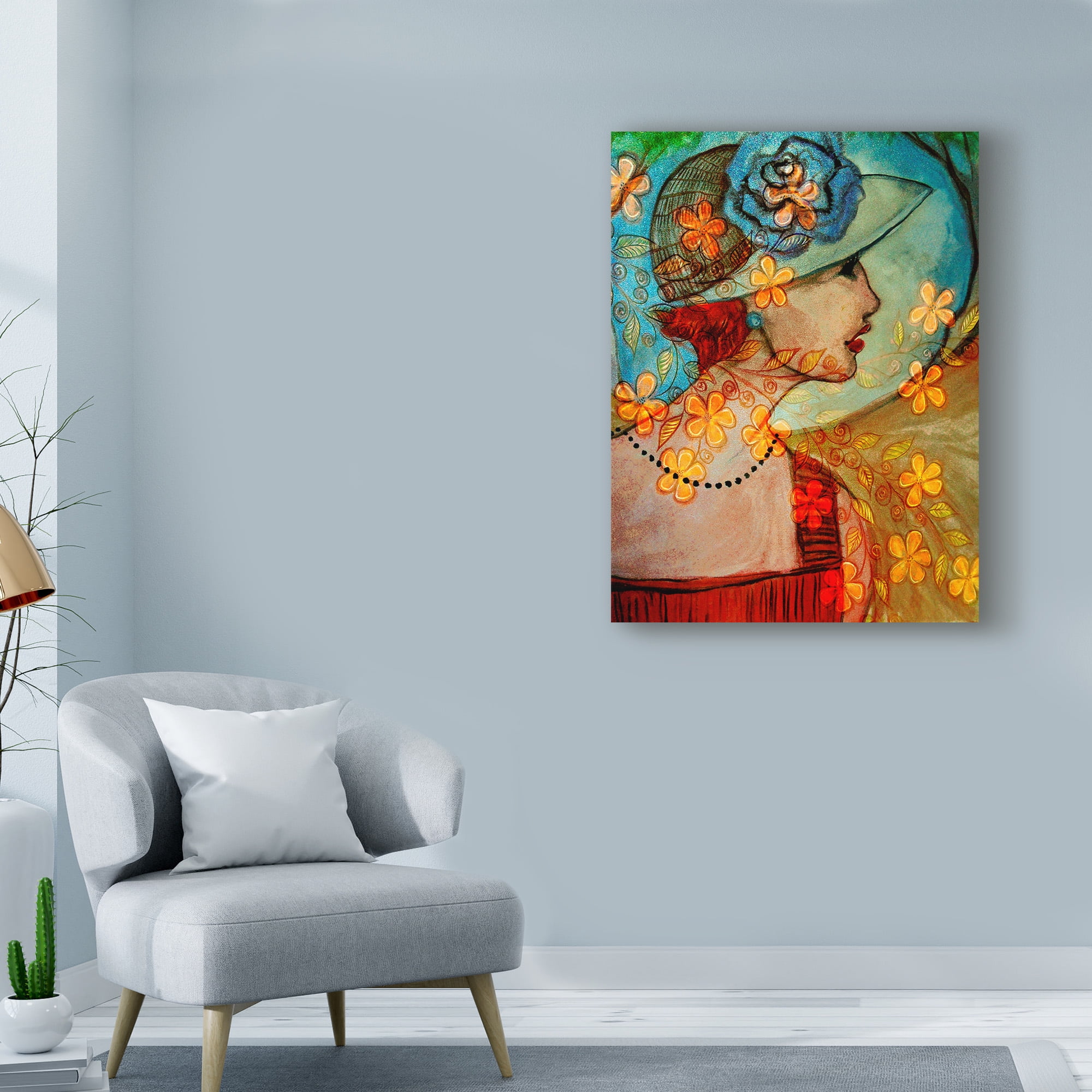 Trademark Fine Art 'Bella II' Canvas Art by Danielle Harrington