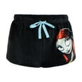 thumbnail image 2 of Disney Women's Nightmare Before Christmas Minky Sleep Shorts, 2-Pack, Black/Teal, X-Small, 2 of 3