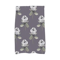 Floral Bunch 16 x 25 Inch Purple Floral Print Kitchen Towel