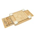 thumbnail image 3 of Gibson Home Rustic Inspirations 18-Piece Bamboo Charcuterie Board Set – Ceramic Bowls, Utensils, 3 of 17