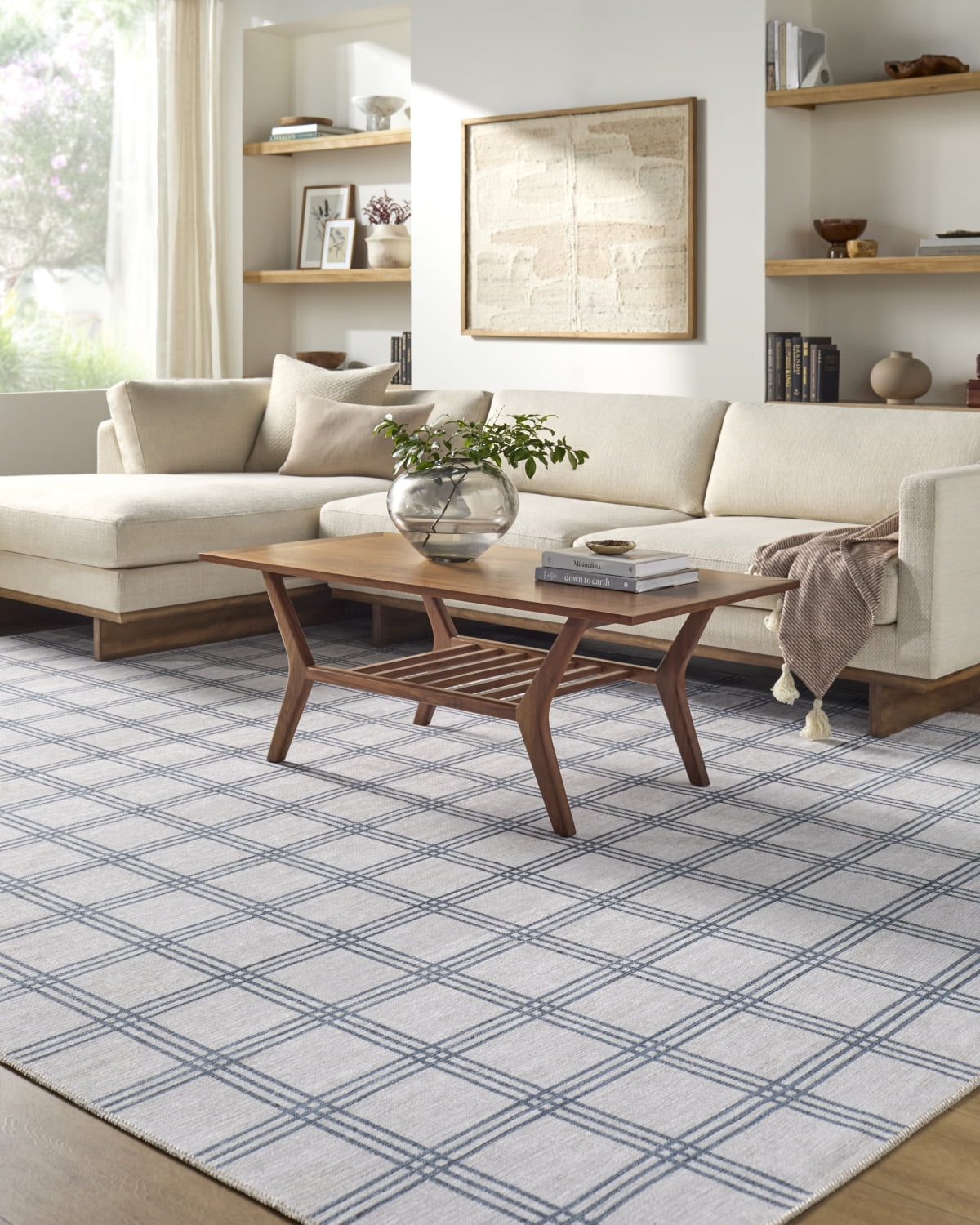 My Texas House Back to Campus Georgie 9' x 12' Washable Area Rug