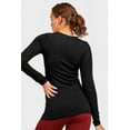 thumbnail image 2 of 3 Packs of Sofra Women's Long Sleeve Classic Fit Crew Neck T-Shirt Top, 2 of 4