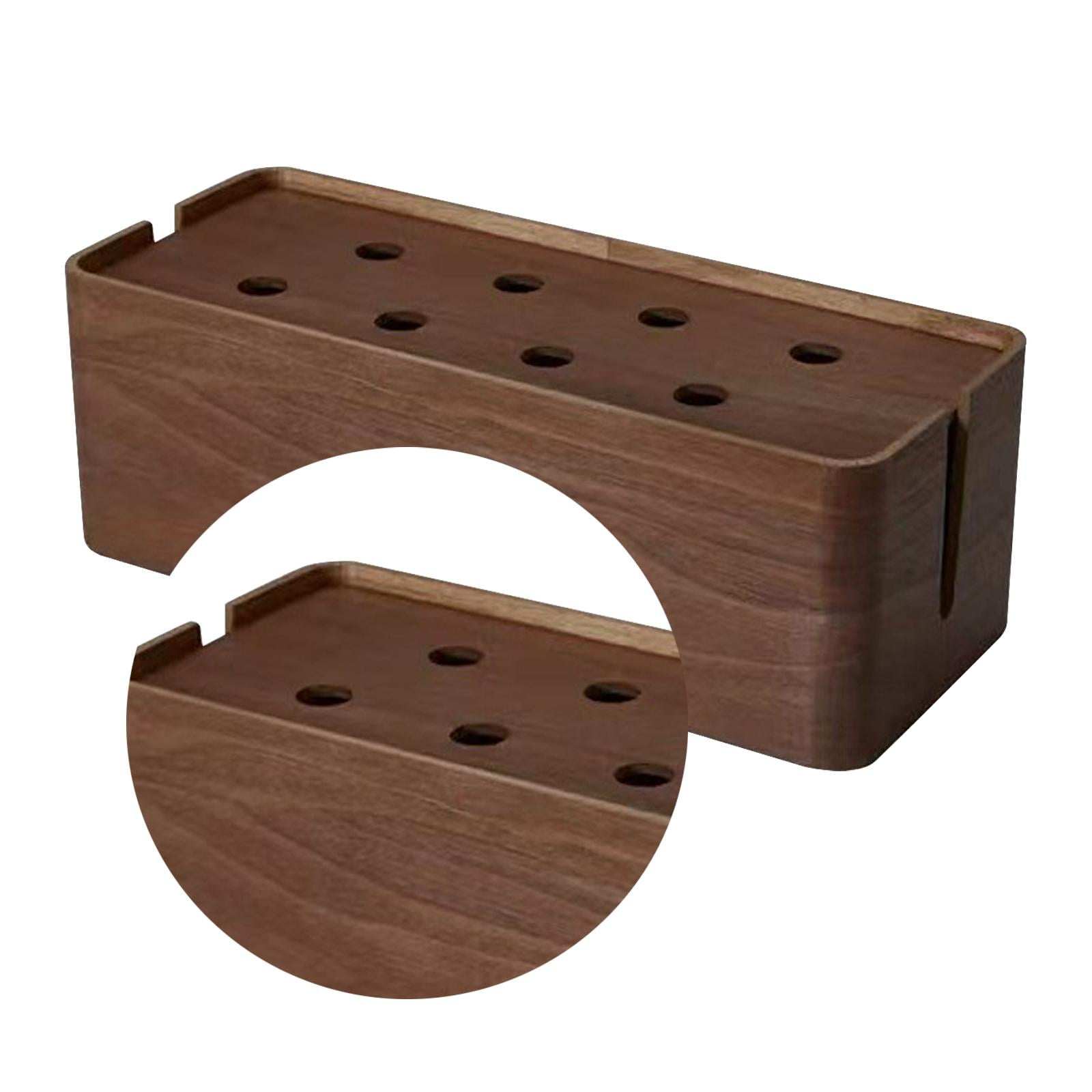 Fiocias Cable Management Box Cord Hider Dustproof Organization Protector Hide Desk Cords Large