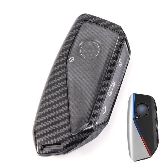 Key Fob Cover Compatible with Fit for BMW IX I5 I7 XM X1 X2 X5 X6 X7 3 5 7 Series 740 840 2024-2025 Keychain Case Holder Protector,1