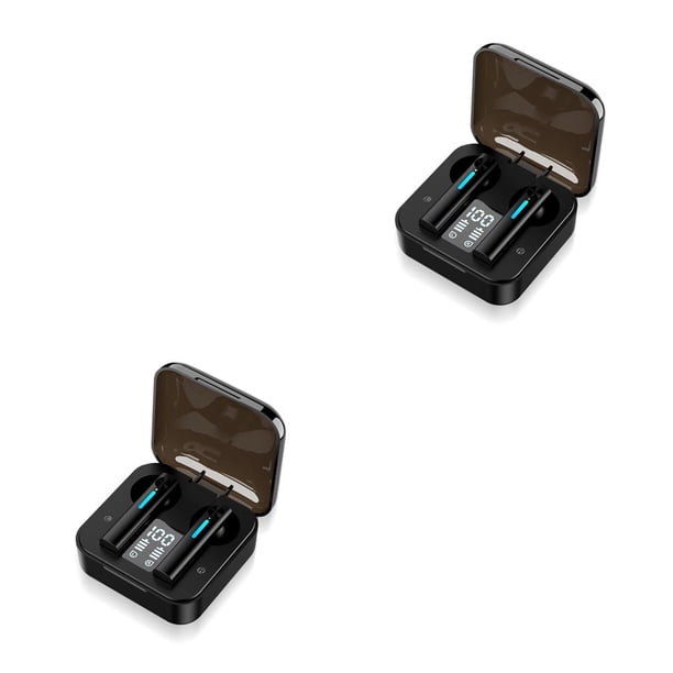 Injueey Auricular compatible con Bluetooth Auriculares inalámbricos para correr Auriculares con control táctil Teléfono celular Computadora PC Type1 NO1