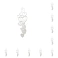 thumbnail image 1 of Toystoory Heart Frame Decorative Metal Stencil Decorative Embossing Tools Making Cards Mould Templates Stamps Sturdy Dies 10piezas, 1 of 6
