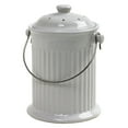 Norpro Ceramic Kitchen Countertop Compost Bin, Canister Composter, 1