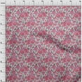 thumbnail image 4 of oneOone Viscose Chiffon Pink Fabric Florals Sewing Craft Projects Fabric Prints By Yard 42 Inch Wide, 4 of 5