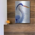 thumbnail image 5 of Luxe Metal Art 'Great Blue III' by Annie Warren, Metal Wall Art, 12"x16", 5 of 9