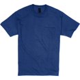 thumbnail image 4 of Hanes Adult Beefy-T Pocket T-Shirt 2-Pack, M, Deep Royal, 4 of 7