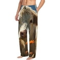 thumbnail image 2 of Daiia Daisy Meadow Cow Men's Sleep Pant with Pockets and Drawstring,Pajama Pants-Small, 2 of 9