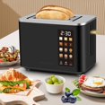thumbnail image 2 of SEEDEEM Toaster 2 Slice, Touch Control Screen, Smart Stainless Toaster, 6 Shade Setting, 6 Bread Selection, Countdown, Removable Crumb Tray, 900W, Ma, 2 of 8