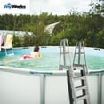 thumbnail image 4 of Vinyl Works Canada SLAW Slide Lock A Frame Above Ground Pool Ladder, White, 4 of 9