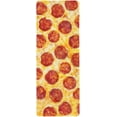 thumbnail image 2 of FMSHPON Funny Cheese Pepperoni Pizza Extra Extended Large Gaming Mouse Pad Mat Desk Pad Keyboard Mat 31.5x12 inch, 2 of 3