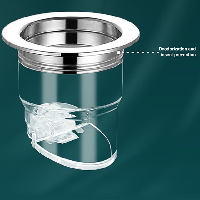 Núcleo De Drenaje Tapón de fregadero con diseño de cesta para filtrar impurezas Núcleo de drenaje de doble capa Sywqhk Libre de BPA