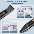 thumbnail image 4 of Cat Clippers oneisall de 2 velocidades con cuchillas dobles, color negro, 4 of 8