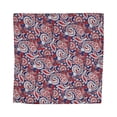 thumbnail image 1 of Ryan Seacrest Mens Printed Pocket Square, Red, One Size, 1 of 1