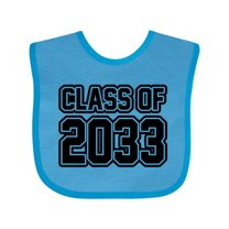 Inktastic Class of 2033 Boys or Girls Baby Bib
