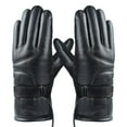 thumbnail image 2 of Heated Gloves Motorcycle Winter, USB Rechargeable Thermal Heating Gloves with Touch Screen, 3 Level Fast Heating 35-55℃, Windproof Waterproof Warm Gloves for Riding Ski Snowmobile, 2 of 9