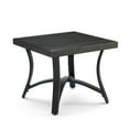 thumbnail image 5 of Ulax Furniture Outdoor Patio Side Table Aluminum Square End Table with Half Arc Bottom, 5 of 6