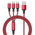 thumbnail image 3 of Fast USB Charging Cable for Samsung Universal 3 In 1 Multi Function Cell Phone Cord Charger Cable Type C, 3 of 4