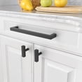 thumbnail image 2 of Amerdeco 10 Pack Matte Black Cabinet Pulls 7.5 Inch(192mm) Hole Centers Kitchen Cabinet Handles Cabinet Hardware Cupboard Handles Square Drawer Pulls SH0004, 2 of 7
