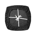 thumbnail image 2 of Esquirla Office Computer Chair Seat Cover Dining Chair Cover Stretch Removable Chair Seat Cover for Hotel Party Banquet Office Wedding Black, 2 of 8
