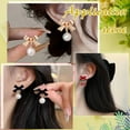 thumbnail image 4 of 52Pcs 13 Colors Alloy Bow Stud Earring with Loop Stud Earring Findings with 925 Sterling Silver Pins with 56Pcs Plastic Ear Nuts Colorful Bowknot Earings, 4 of 9