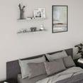 thumbnail image 6 of Ballucci 36" Floating Shelves, 2-Pack Wood Wall Shelf Set with Invisible Brackets, 6" Deep, Gray Oak, 6 of 8