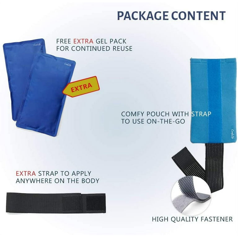 ComfiLife Ice Packs for Injuries Reusable Hot Cold Pack with