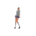thumbnail image 3 of Figuras de personas de Train Park Street, modelo de personas de accesorios de película de tren 1/64, figura de niña de pelo corto, figuras a escala Baoblaze Figura de niña de pelo corto, 3 of 8