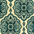 thumbnail image 3 of Mainstays Traditional Roxanne Medallion Teal Blue Area Rug, 5x7, 3 of 7