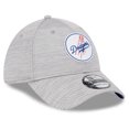 thumbnail image 3 of Men's New Era  Gray Los Angeles Dodgers 2023 Clubhouse 39THIRTY Flex Hat, 3 of 6