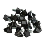 100 Pack Rok Hardware 5mm Black Shelf Support Bracket Steel Pin Peg Kitchen Cabinet Book Shelves Holder