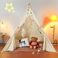 thumbnail image 1 of Carpa tipo tipi VEVOR para niños de interior con alfombrilla y pelotas a prueba de humedad, 1 of 9