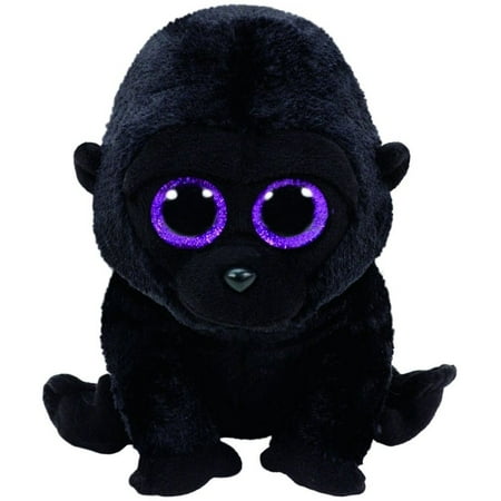 George Gorilla Beanie Boo Small 6 inch - Stuffed Animal by Ty (Gorilla And Dog Best Friends)