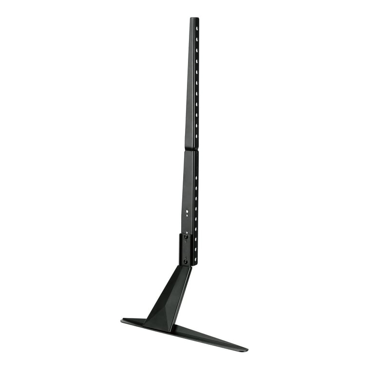 RTVR Universal Table Top TV Stand For 32 To 75 Inch Flat Screen TVs, Height Adjustable Table Mount, Black